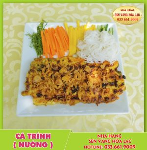 Cá trình nướng