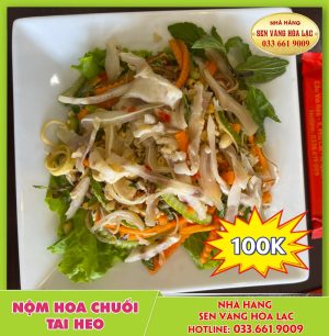Nộm hoa chuối tai heo