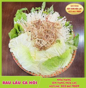 Rau lẩu cá hồi