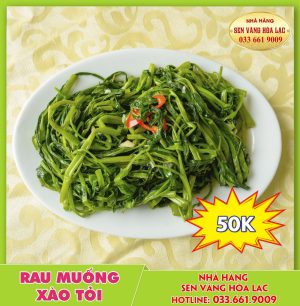 Rau muống xào tỏi