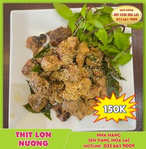 Thịt lợn nướng
