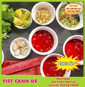 Tiết canh dê