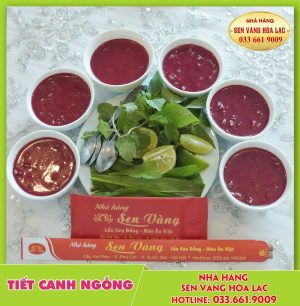 Tiết canh ngỗng