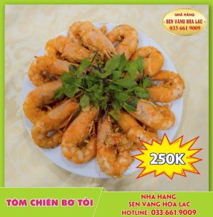 Tôm chiên bơ tỏi